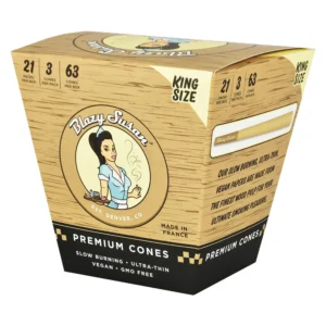 Blazy susan unbleached prerolled cones king slim 21pc 1800x1800